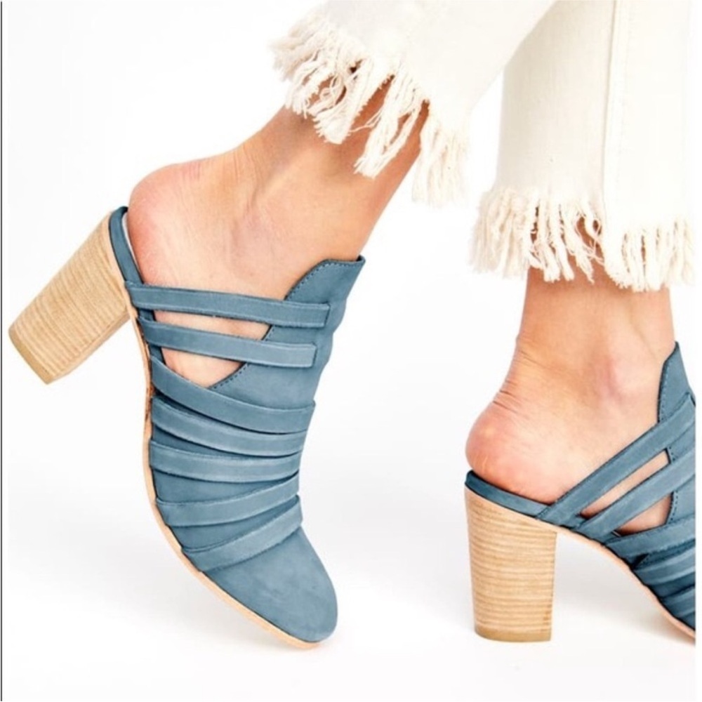 Free People Byron Leather Mules